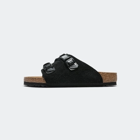 Active Summer Footwear Zurich Tech - Black Suede Leather